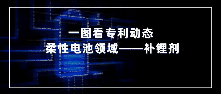 一圖看發(fā)明專利動(dòng)態(tài) | 柔性電池領(lǐng)域——補(bǔ)鋰劑